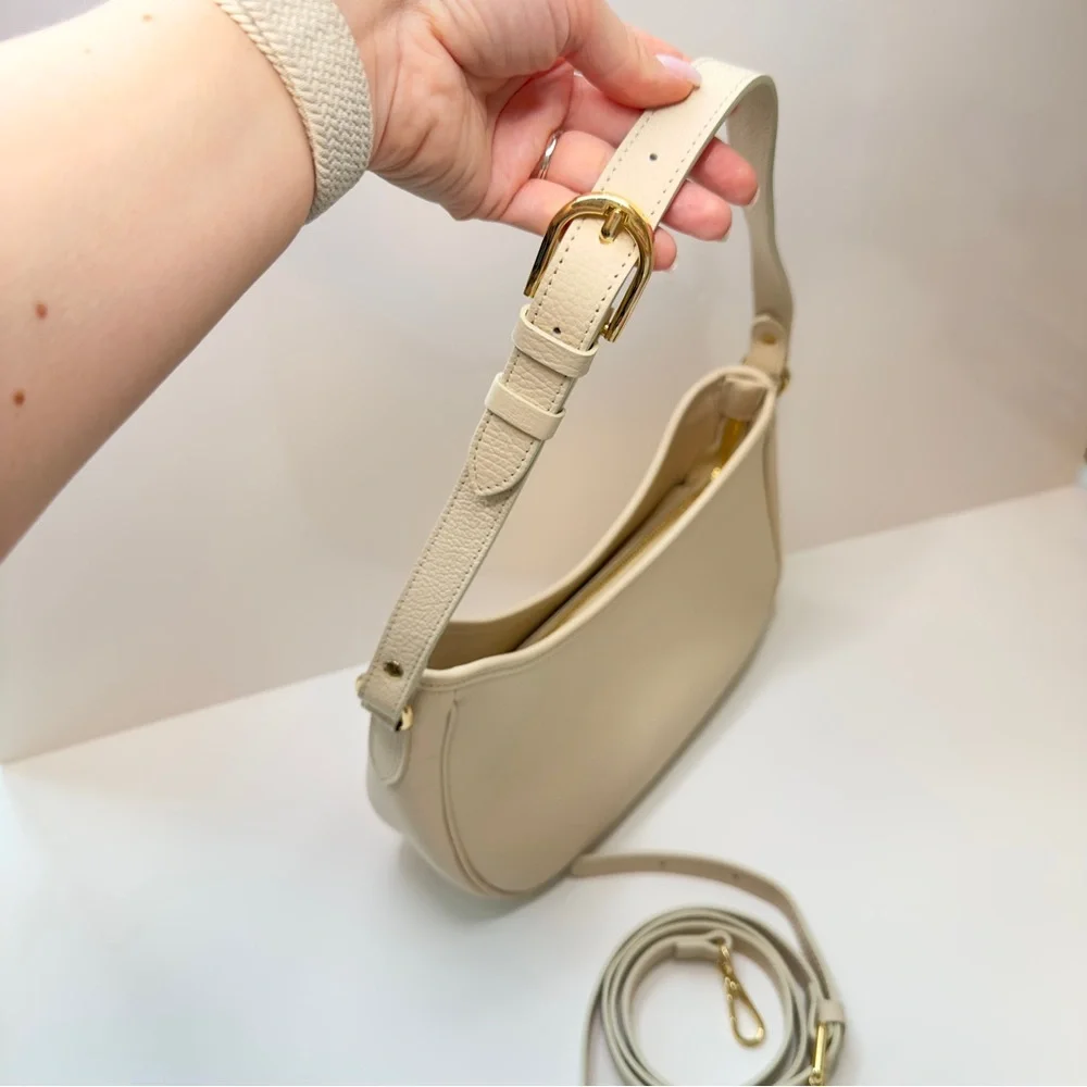 Like new! Anna Paola Italian Genuine Leather Shoulder Bag - Picture 4 of 12